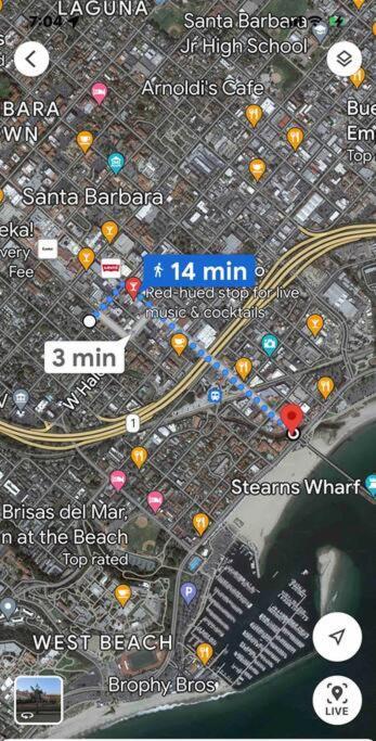 Upscale Downtown Home Walk To Beach Shops Bars 2 Santa Barbara Extérieur photo